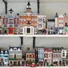 Blocks Creative Expert All Street View Club Pizzeria Shop Model Hous Building Blocks Toys Birthday Present R230701