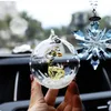 Shavers Multi Crystal Ball Car Fashion Pendant Interiör Rhinestone Bling Bakifrån spegel prydnad hängande dingle charm julklapp