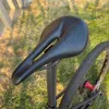 Selles de vélo ELITA ONE vtt/vélo de route selle 240*143mm fibre de carbone cuir Super léger 96g 230630