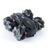 Carro ElectricRC 4WD RC Drift Stunt de 360 graus Girando Remote Control Presente Offroad Machine Model Veículo Kid 230630