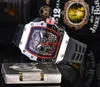 스포츠 6핀 풀 기능 R 남성용 시계 톱 브랜드 명품 시계 남성용 쿼츠 자동식 남성용 쿼츠 시계