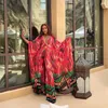 Dresses 2022 New Fashion Summer African Dresses for Women Two Piece Pant Set Dashiki America Ladies Long Abaya + Pants Suits Dress