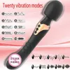 Massager zabawek seksu Nowy podwójny pręt wibracyjny dla kobiet na urządzenie masturbacji dla kobiet wstrząs mężczyźni i zabawne masaż produkty seksualne