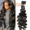 Spetsperuker Människohårbuntar Weave Brazilian Loose Body Wave 3 4 Virgin Raw Remy För kvinnor 28 30 Inch 230630