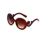 نظارات شمسية للرجال والنساء بإطار كبير كلاسيكي للإناث نظارات خارجية عصرية بظلال UV400 P9901
