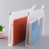 New A4/A5/B6 Zipper Pouch Clear Document Bag Book File Folders Stationery Pencil Case Storage Bags Cosmetic Makeup Bags