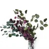 Сушеные цветы, натуральные листья эвкалипта, цветок-ветвь, настоящий растительный орнамент, сделай сам, реквизит для свадебной фотосессии, украшение для дома, Fleurs Sechees