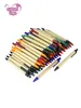 Pens Lot 100pcs Eco Paper Ball Pen czarny atrament ballpoint zielony koncepcja niestandardowa promocja pióra Prezenta