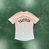 New Trapstar Football T-shirt Pink Unisex Couple Ice Silk 23 Jersey Uk Drill 6612ess