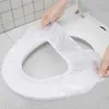 2024 5/10 Stuks Wegwerp Toiletbril Cover Wc Wc Mat Biologisch Afbreekbaar Reizen Camping Hotel Toiletpapier Pad badkamer Accessoires