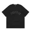 تي شيرت Trapstar 2023 Summer New Line للرجال والنساء مطبوع عليه حرف Os بأكمام قصيرة American Street Cotton T-shirt Trend