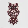Celtic Art thermocollant brodé à coudre Wild Celtic Creature Patch Celtic Knotwork Owl Patch 258R