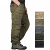 Men's Pants 2023 Cargo Tactical Multi Pocket Overalls Male Combat Cotton Loose Slacks Trousers Army Military Work Straight 230630