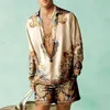 Mens Tracksuits 2PCS Suits Men Fashion ShirtsShorts Two Piece Sets Hawaii Shirts Luxury European Shirt Beach Vocation Outfits Streetwear 230630