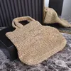 Modèle de piste de célébrité sac de paille dernière conception minimaliste et pratique designer sac à main portefeuille sac de plage mode classique 1846