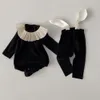 Completi di abbigliamento 2 pezzi Completi per neonati Vestiti per bambina nati Autunno Primavera Pagliaccetto Pantaloni complessivi 230630