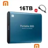 Festplatten M.2 SSD 500 GB 1 TB Flash-Laufwerk Externer Typc Hochgeschwindigkeits-USB3.1 2 TB 4 TB 8 TB Speicher Tragbare HD-Festplatte für Laptop 221105 Dr Dhcyj