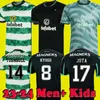 Celts 23 24 Futbol Formaları 120. Özel Sınırlı Sınırlı Kyogo Edouard Turnbull Ajeti Jota Griffiths Forrest Erkekler Kids Kit Üniformaları Futbol Gömlek 2023 2024 Celtices