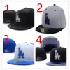 Fashion Los-Angeles Men's Team Baseball Full Closed Cap Women Navy Blue Red KC_ LA_ Letter Gorras Bones Men Women Casual Outdoor Sport Flat Fitted Hats hh-7.1