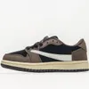 Olive Kids Shoes 1s Low Sneaker Mocha Reverse Black Phantom Youth Toddler Spädbarn barn pojkar flickor basket uppfödda