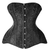 Plus Size Korsett Double 26 Steel Boned Corset Overbust Long Torso Bustiers Waist Trainer Corsets Shapewear Cincher Corselet256G