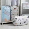 Nova bolsa de armazenamento dobrável caixa de armazenamento de roupas caixa de armazenamento portátil de viagem transparente bolsa de roupas cobertor de brinquedo de bebê recipiente