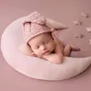 Keepsakes Creative born Growth Birthday Milestone Pography Props Moon Star Pillow 0onth Baby Po Shoot Studio Accessories Gifts 230701