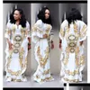 Basic Casual Dresses Tilapia Loose Women Summer Dress Straight Design Royal African Style Dashiki Elastic Big Mx190727 Drop Delive Dhtxs