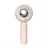 1 Pc Handheld Fan With Ice Cooling Mode Portable Cooling Fan Rechargeable Personal Fan That Blows Cold Air For Home Office Outdoor Travel