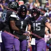 Max Duggan 2023 VRBO Fiesta TCU Horned Frogs Football Jersey Quentin Johnston Jordon Hudson Garrett Hayes Shadrach Banks Wes Harris Chace Biddle Marcel Brooks Hill