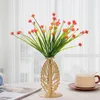 Vaser Nordic Golden Floreros Modern Home Decor Hydroponic Vase Desktop Flower Arrangement Living Room Office Decoration Jarrones 230701