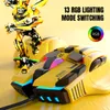 Rates Highend Programable Gaming Mouse Wired 12800DPI 12 Cayos RGB Rateo para Windows IOS IOS Home Office Laptop PC