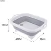 Other Kitchen Dining Bar Multifunction Collapsible Cutting Board Dish Tub 3 In 1 Folding Sink Kitchen Supplies Drain Basket Outdoor Camp Portable Basins 230630