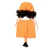 Souvenirs Born Baby Jaune Laine Crochetée À La Main Lion Tricoté Chapeau Pographic Vêtements Pography Props Mignon chapeau pantalon conception cadeau 230701