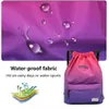 Buitenzakken Tas Zomer Waterdichte sportschool Sport Travel String Backpack voor training Swimming Fitness Softback 230630