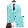 Costumes pour hommes Blazers mode classique grande taille costume trois pièces chanteur scène Performance vêtements hébergé tenue fête Banqu2856