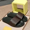 With box Sandals Slippers Slides Casual Shoe Flat Slide Designer Men Women Slipper Flip Flop Luxury Brand lightweight house black sandals T230706