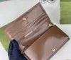 質の高いG Ophidia Wallets Men Crossbody Tote Luxury Woman Fashion Farone Designer Original Small Wallet Free Bag Pockets ShourdenBag Purse 621892-3 19cm