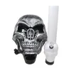 The third generation Hookahs Acrylic water pipe Gas Skeleton warriormask with Acrylic Smoking Silicone Smoke Pipe Accessories glass bong Man's toy