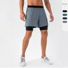 Calças LUU agasalho de design de luxo masculino corda elástica cintura pendurada esportes fitness corrida ao ar livre solto secagem rápida shorts de absorção de suor corredores