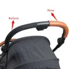 PU Leder Griff Abdeckung Für Cybex Eezy S Twist (+) 2 / Eezy S 2 Kinderwagen Kinderwagen Hülse Schutzhüllen Abdeckung Kinderwagen Zubehör L230625