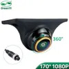 Car dvr MCCD 170 ° grandangolare AHD 1080P 360 ° regolabile retromarcia telecamera di retromarcia con 4 pin Aviation Head 15M cavo adattatore spinaHKD230701