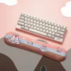 Rests Cartoon Cute Computer Keyboard Mouse Pad Anti Slip Wrist Rest Memory Foam Office Mechanical Keyboard Pad Hand Support Cushion