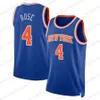 CUSTOM NY 11 Jalen Brunson Knick 2023 Basketball Jersey Julius Randle Evan Fournier 23 Robinson Derrick Rose RJ Barrett Isaiah Hartenstein C