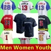2023 All-Star City Homens Mulheres Juventude 20 Marcell Ozuna 11 Orlando Arcia 12 Sean Murphy 23 Michael Harris II Camisa de beisebol