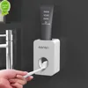 Nuovo dispenser automatico di dentifricio Porta spazzolino antipolvere Montaggio a parete Accessori per il bagno Dispenser per spremi dentifricio