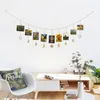 Decorative Objects Figurines Moon Shining Phase Garland Decoration Chains Boho Gold Wall Hanging Ornaments Support Drop Decoracion Habitacion 230701