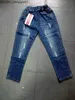 Byxor Spring Autumn Baby Boys Girls Jeans Bruten Cool Washing Denim Pants Toddler Matcha barnkläder 220110 Z230701