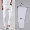 2021 novo jeans masculino elástico skinny moda casual slim fit calças jeans azul preto branco céu azul calças masculinas roupas de marca x0621231e