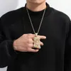 Gioielli di design Sier Placcato in oro massiccio da uomo con diamanti Vvs Moissanite ghiacciato Ciondolo Gesù hip-hop